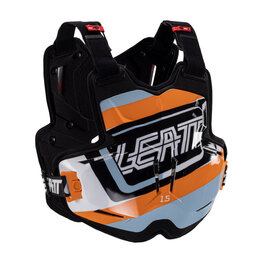LEATT chránič na záda a hrudník - CHEST PROTECTOR TORQUE 1.5 - černá/oranžová