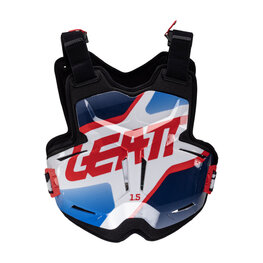 LEATT chránič na záda a hrudník - CHEST PROTECTOR TORQUE 1.5 - černá/modrá
