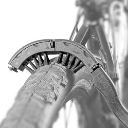 SUPER B kartáč na čistění
 - CLEANING BRUSH TB-1718 - šedá