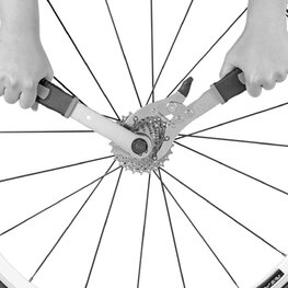 SUPER B kleště - CHAIN WHIP PLIERS TB-FW40 - stříbrná/černá