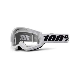 100% SPEEDLAB Cyklistické brýle - STRATA 2 - bílá/černá