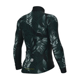 ALÉ Cyklistický dres s dlouhým rukávem zimní - WILD PR-E - zelená