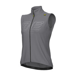 ALÉ Cyklistická vesta - SAUVAGE PR-E - stříbrná/světle modrá