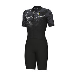 ALÉ Cyklistická kombinéza - R-EV1 HIVE 2.0 - šedá/bílá/černá