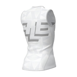 ALÉ Cyklistické triko s krátkým rukávem - INTIMO MULTIVERSO - bílá