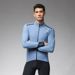 ALÉ Cyklistická větruodolná bunda - KLIMATIK K-TORNADO - modrá