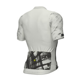 ALÉ Cyklistický dres s krátkým rukávem - PALM PR-E - bílá/zelená