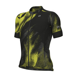 ALÉ Cyklistický dres s krátkým rukávem - TRACE PRAGMA - zelená/černá