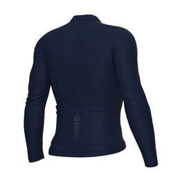 ALÉ Cyklistický dres s dlouhým rukávem letní - COLOR BLOCK PRAGMA - modrá