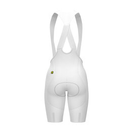 ALÉ Cyklistické kalhoty krátké s laclem - VOLTAGE R-EV1 - bílá