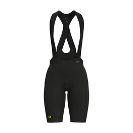 ALÉ Cyklistické kalhoty krátké s laclem - VOLTAGE R-EV1 - černá