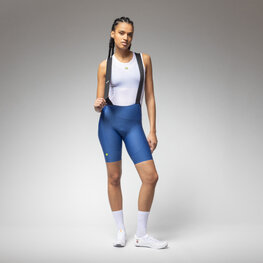 ALÉ Cyklistické kalhoty krátké s laclem - VOLTAGE R-EV1 - modrá