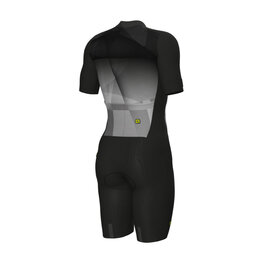 ALÉ Cyklistická kombinéza - WATT 3.6 R-EV1 - bílá/šedá/černá