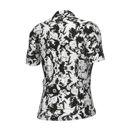 ALÉ Cyklistický dres s krátkým rukávem - ESSENZA PRAGMA - bílá/černá