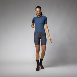 ALÉ Cyklistický dres s krátkým rukávem - COLOR BLOCK OFF ROAD PRAGMA - modrá