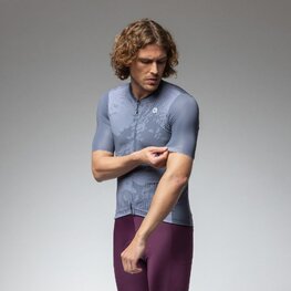 ALÉ Cyklistický dres s krátkým rukávem - KRAKATOA OFF ROAD - GRAVEL - šedá