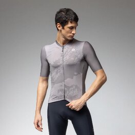 ALÉ Cyklistický dres s krátkým rukávem - KRAKATOA OFF ROAD - GRAVEL - hnědá