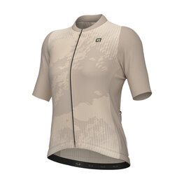 ALÉ Cyklistický dres s krátkým rukávem - KRAKATOA OFF ROAD - GRAVEL - ivory
