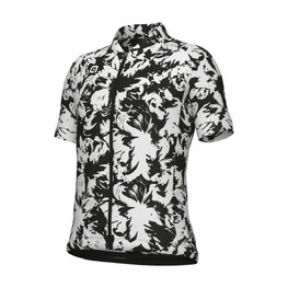 ALÉ Cyklistický dres s krátkým rukávem - ESSENZA KID - černá/bílá