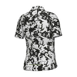 ALÉ Cyklistický dres s krátkým rukávem - ESSENZA KID - černá/bílá