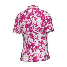 ALÉ Cyklistický dres s krátkým rukávem - ESSENZA KID - růžová/bílá