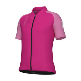 ALÉ Cyklistický dres s krátkým rukávem - FOLLOW ME KID - růžová