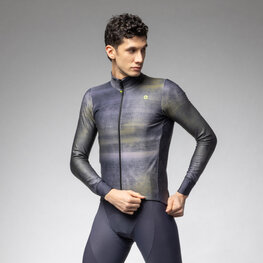 ALÉ Cyklistická větruodolná bunda - PR-E TRACCIA - šedá