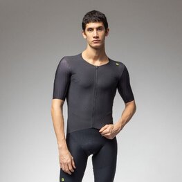 ALÉ Cyklistický dres s krátkým rukávem - R-EV1 EAGLE - černá