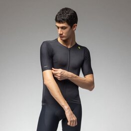 ALÉ Cyklistický dres s krátkým rukávem - EARTHY STYLE 2.0 PR-E - černá