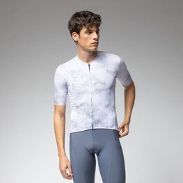 ALÉ Cyklistický dres s krátkým rukávem - FOLLOW ME 2.0 PR-E - bílá