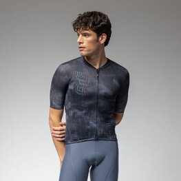 ALÉ Cyklistický dres s krátkým rukávem - FOLLOW ME 2.0 PR-E - černá