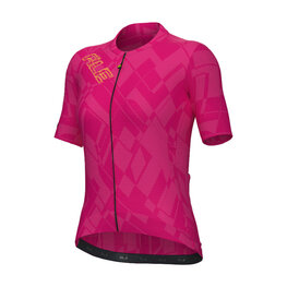 ALÉ Cyklistický dres s krátkým rukávem - SCHEMA PR-E - červená