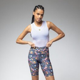 ALÉ Cyklistické kalhoty krátké bez laclu - MASTER GRAPHIC PR-E - modrá/vícebarevná