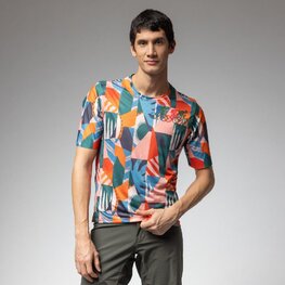 ALÉ Cyklistický dres s krátkým rukávem - OFF ROAD - GRAVEL SAVANA - vícebarevná