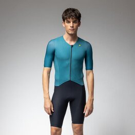 ALÉ Cyklistická kombinéza - TRIATHLON EAGLE TRI - zelená/černá