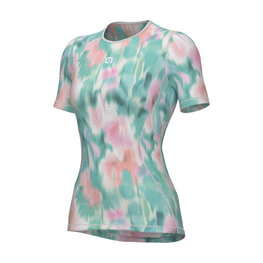 ALÉ Cyklistické triko s krátkým rukávem - INTIMO JARDIN 2.0 - světle zelená