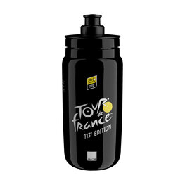 ELITE Cyklistická láhev na vodu - FLY TOUR DE FRANCE BLACK MAP 550 ML 2026 - černá