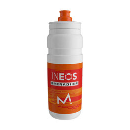 ELITE Cyklistická láhev na vodu - FLY INEOS GRENADIER 750 ML 2026 - bílá/oranžová
