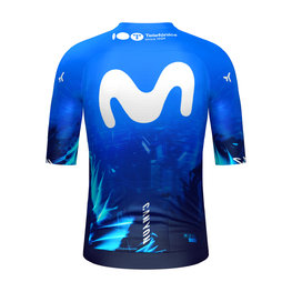 GOBIK Cyklistický dres s krátkým rukávem - INFINITY MOVISTAR TEAM 2024 - modrá/bílá
