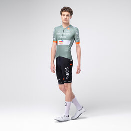 GOBIK Cyklistický dres s krátkým rukávem - ODYSSEY NETCOMPANY INEOS 26 - zelená/oranžová