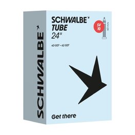 SCHWALBE duše - SV10 (40/62-507) 24x1.60–2.45 SV 40mm - černá