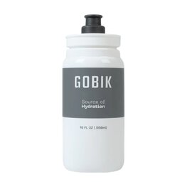 GOBIK Cyklistická láhev na vodu - FLY - bílá