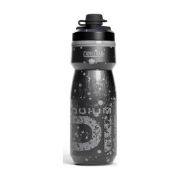 CAMELBAK Cyklistická láhev na vodu - PODIUM DIRT SERIES CHILL 0,62l - černá/šedá
