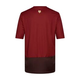 FOX Cyklistický dres s krátkým rukávem - RANGER WORDMARK - červená