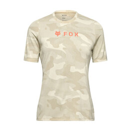 FOX Cyklistický dres s krátkým rukávem - W RANGER - béžová