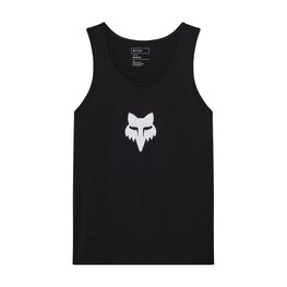 FOX Cyklistické triko bez rukávů - HEAD 195 ORIGINAL - černá