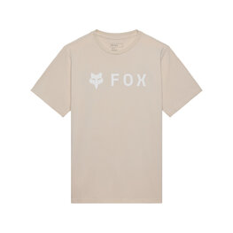 FOX Cyklistické triko s krátkým rukávem - ABSOLUTE 195 ORIGINAL SS - béžová/bílá
