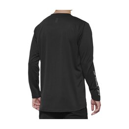 100% SPEEDLAB Cyklistický dres s dlouhým rukávem letní - RIDECAMP - černá
