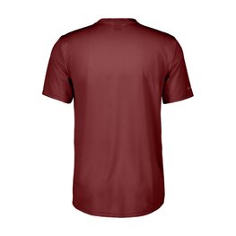 SCOTT Cyklistický dres s krátkým rukávem - TRAIL FLOW ZIP W - červená