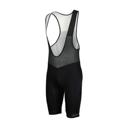 SCOTT Cyklistické kalhoty krátké s laclem - RC TEAM BIB SHORTS - černá/šedá